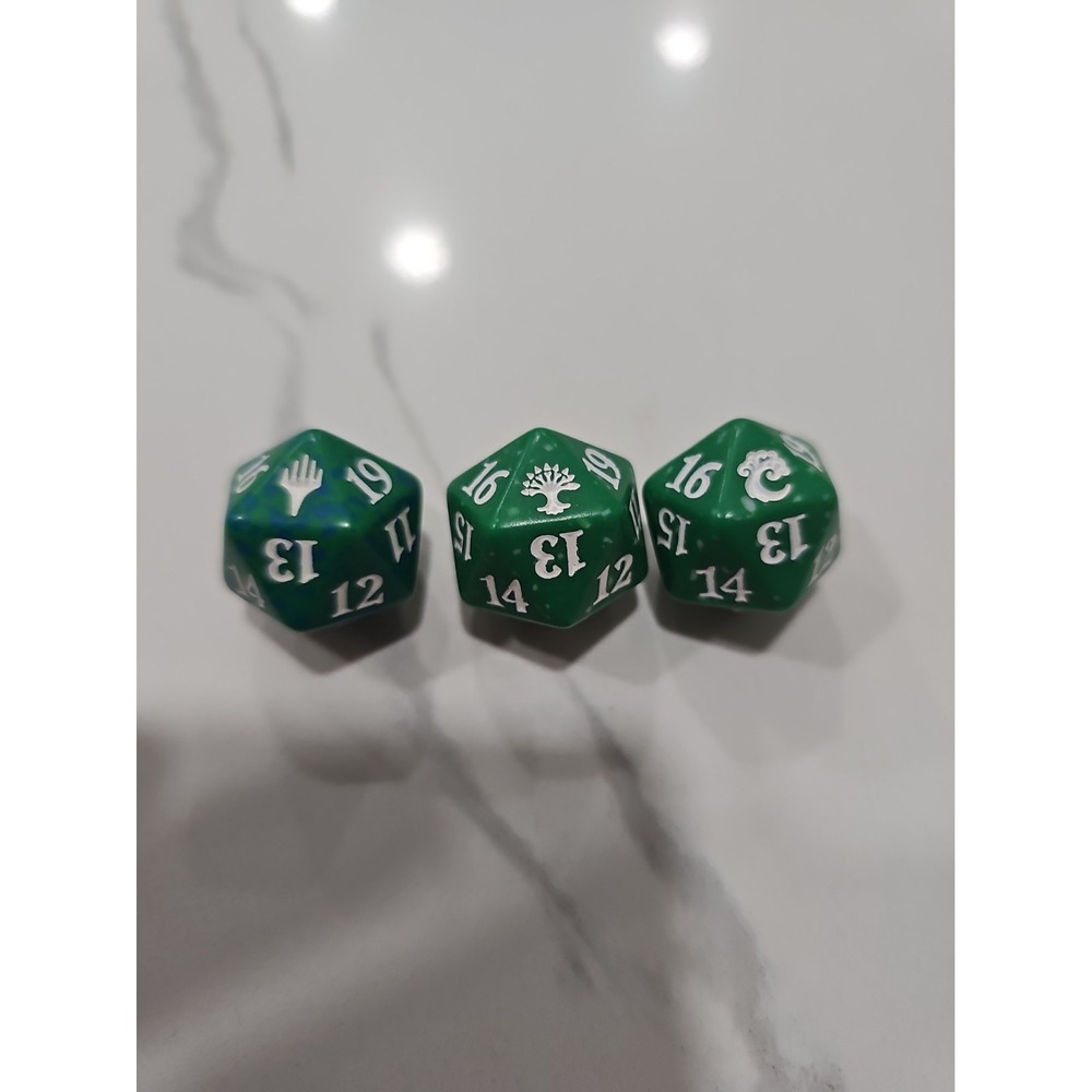 MTG d20 Spindown Life Counter die dice Lot Of 3